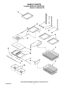 07 - Shelf Parts parts for Maytag Refrigerator MBL1957VES1 from AppliancePartsPros.com