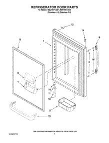 05 - Refrigerator Door Parts parts for Maytag Refrigerator MBR1957VES1 from AppliancePartsPros.com