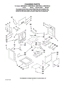 03 - Chassis Parts parts for Maytag Range MER5765RAS1 from AppliancePartsPros.com