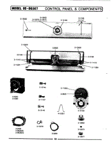 03 - Control Panel & Components parts for Maytag Dryer DG307 from AppliancePartsPros.com