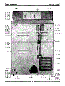 10 - Rear View parts for Maytag Dryer DG309 from AppliancePartsPros.com