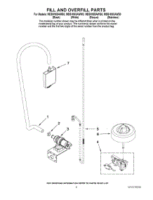 06 - Fill And Overfill Parts parts for Maytag Dishwasher MDBH955AWQ0 from AppliancePartsPros.com