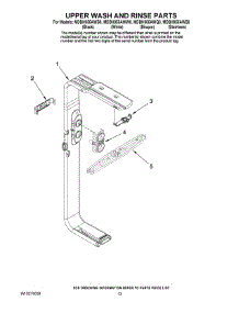 10 - Upper Wash And Rinse Parts parts for Maytag Dishwasher MDBH955AWS0 from AppliancePartsPros.com