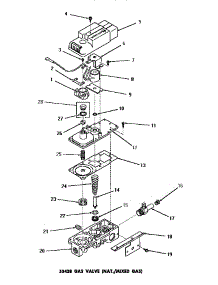 05 - 53428 Gas Valve (Natural / Mixed Gas) parts for Amana Dryer DG3250 from AppliancePartsPros.com