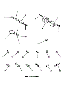 21 - Wire & Terminals parts for Amana Dryer DG3250 from AppliancePartsPros.com