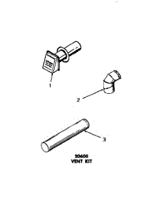 04 - 20600 Vent Kit parts for Amana Dryer DG3261 from AppliancePartsPros.com