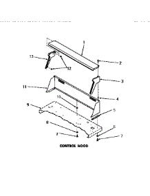 09 - Control Hood parts for Amana Dryer DG3261 from AppliancePartsPros.com