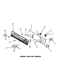 10 - Control Panel & Controls parts for Amana Dryer DG3261 from AppliancePartsPros.com