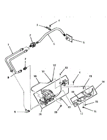 20 - Non-``M`` Model--Standing Pilot Burner parts for Amana Dryer DG3281 from AppliancePartsPros.com