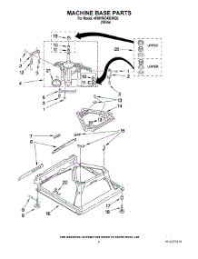 05 - Machine Base Parts parts for Maytag Washer 4KMVWC405WQ0 from AppliancePartsPros.com