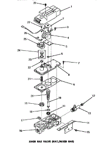 05 - 53428 Gas Valve (Nat.  /  Mixed Gas) parts for Amana Dryer DG3350 from AppliancePartsPros.com