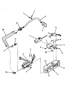 06 - Automatic Ignition Burner parts for Amana Dryer DG3350 from AppliancePartsPros.com