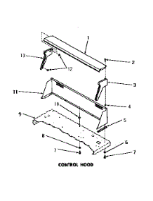 09 - Control Hood parts for Amana Dryer DG3350 from AppliancePartsPros.com