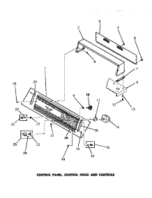 09 - Control Panel, Control Hood & Controls parts for Amana Dryer DG3630 from AppliancePartsPros.com