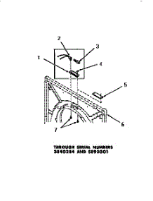 11 - Drum Light & Cover Plate parts for Amana Dryer DG3630 from AppliancePartsPros.com
