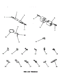 21 - Wire & Terminals parts for Amana Dryer DG3630 from AppliancePartsPros.com