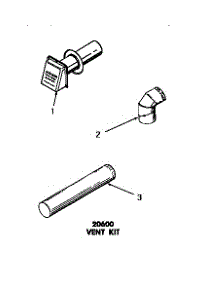 05 - 20600 Vent Kit parts for Amana Dryer DG3800 from AppliancePartsPros.com