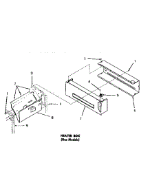 16 - Heater Box parts for Amana Dryer DG3861 from AppliancePartsPros.com