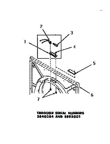 13 - Drum Light & Cover Plate parts for Amana Dryer DG6060 from AppliancePartsPros.com