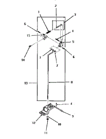 09 - Door Release parts for Amana Dryer DG6090 from AppliancePartsPros.com
