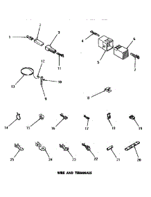 23 - Wire & Terminals parts for Amana Dryer DG6090 from AppliancePartsPros.com