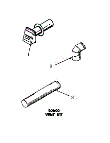05 - 20600 Vent Kit parts for Amana Dryer DG6181 from AppliancePartsPros.com