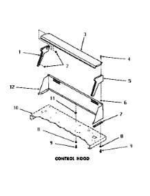 10 - Control Hood parts for Amana Dryer DG6181 from AppliancePartsPros.com