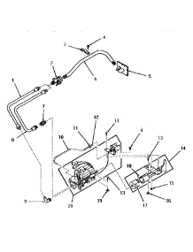 21 - Non-``M`` Models--Standing Pilot Burner parts for Amana Dryer DG6181 from AppliancePartsPros.com