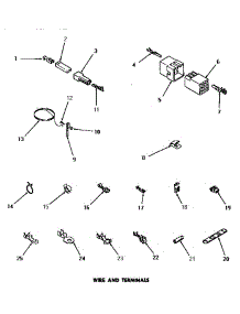 23 - Wire & Terminals parts for Amana Dryer DG6271 from AppliancePartsPros.com