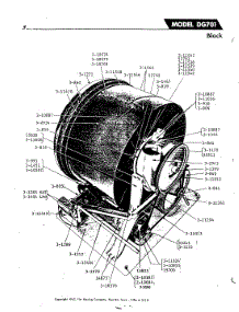 02 - Cabinet Removed parts for Maytag Dryer DG701 from AppliancePartsPros.com