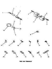 23 - Wire & Terminals parts for Amana Dryer DG9031 from AppliancePartsPros.com
