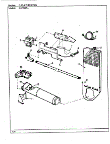04 - Gas Carrying (Rev. A-D)(Alm) parts for Norge Dryer DGM205A from AppliancePartsPros.com