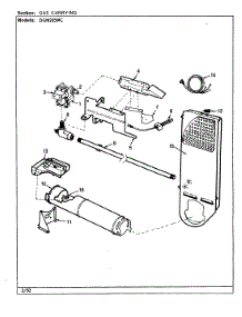 04 - Gas Carrying (Rev. A)(Wht) parts for Norge Dryer DGM205WC from AppliancePartsPros.com