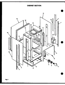 02 - Cabinet Section parts for Amana Oven DGO-791 from AppliancePartsPros.com