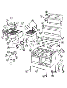 03 - Oven Body / Gas Controls parts for Dynasty Range DGR605GCBWOK from AppliancePartsPros.com