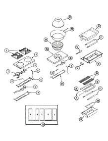 04 - Top Assembly / Gas Controls parts for Dynasty Range DGR605GCBWOK from AppliancePartsPros.com