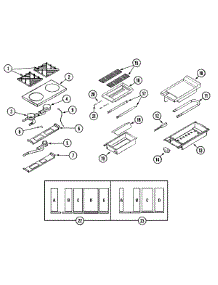 04 - Top Assembly / Gas Controls parts for Dynasty Range DGR606GCB from AppliancePartsPros.com