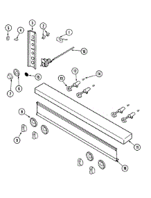02 - Manifold Panel / Gas Controls parts for Dynasty Range DGRC364 from AppliancePartsPros.com
