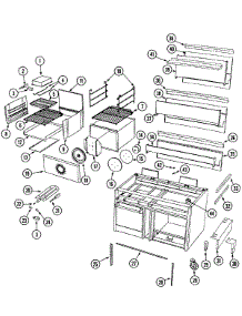 03 - Oven Body / Gas Controls parts for Dynasty Range DGRC607GWOK from AppliancePartsPros.com
