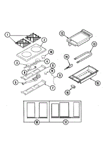 04 - Top Assembly / Gas Controls parts for Dynasty Range DGRSC364G from AppliancePartsPros.com