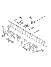 02 - Manifold Panel / Gas Controls parts for Dynasty Range DGRSC485CBWOK from AppliancePartsPros.com