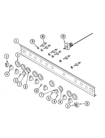 02 - Manifold Panel / Gas Controls parts for Dynasty Range DGRSC486G from AppliancePartsPros.com