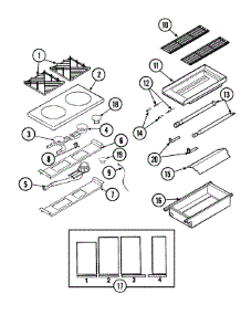 04 - Top Assembly / Gas Controls parts for Dynasty Range DGRSC606CBCB from AppliancePartsPros.com