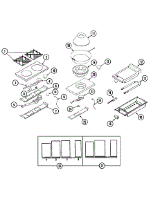 04 - Top Assembly / Gas Controls parts for Dynasty Range DGRSC607GWOK from AppliancePartsPros.com