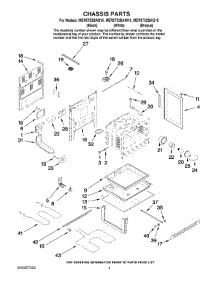 03 - Chassis Parts parts for Maytag Range MER5752BAW15 from AppliancePartsPros.com