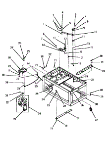 09 - Wash Motor And Frame parts for Amana Washer DH1150 from AppliancePartsPros.com