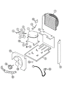 02 - System & Chassis parts for Maytag Dehumidifier DH15L from AppliancePartsPros.com