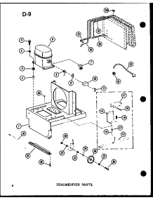 02 - Dehumidifier Parts parts for Amana Dehumidifier DH2222W / P6924201R from AppliancePartsPros.com