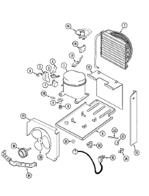 02 - System & Chassis parts for Maytag Dehumidifier DH25L from AppliancePartsPros.com