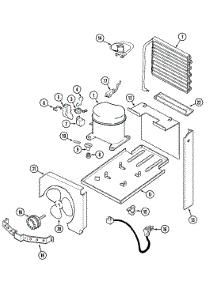 02 - System & Chassis parts for Maytag Dehumidifier DH25M-02 from AppliancePartsPros.com